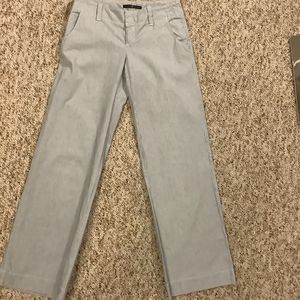 GAP blue and white striped trousers size 6 long